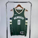 Men's 2023 Damian Lillard Green Away Team Jersey