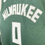 Men's 2023 Damian Lillard Green Away Team Jersey - Image 9