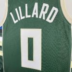 Men's 2023 Damian Lillard Green Away Team Jersey - Image 10