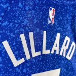 Men's 2024 Damian Lillard Blue Team Jersey - City Edition - Image 9