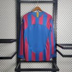 Barcelona 2005/06 Home UCL Edition Long Sleeves Retro Jersey - Image 2