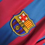 Barcelona 2005/06 Home UCL Edition Long Sleeves Retro Jersey - Image 3