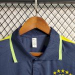 Brazil 2023/24 Royal Polo Jersey - Image 3
