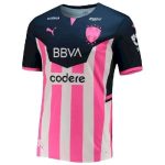 Cf Monterrey Puma 2021/22 Breast Cancer Awareness Authentic Jersey - Navy - Image 2