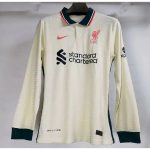 Liverpool 2021/22 Away Long Sleeves Jersey Player Version