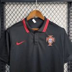 Portugal 2023/24 Black Polo - Image 3