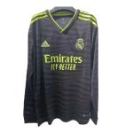 Real Madrid 2022/23 Long Sleeve Jersey Third Jersey - Image 3