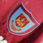 West Ham United 1995/97 Home Long Sleeves Retro Jersey - Image 5