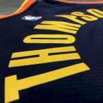 Men's Klay Thompson 2020-21 Navy Swingman Jersey - City Edition - Image 3