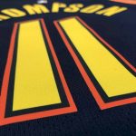 Men's Klay Thompson 2020-21 Navy Swingman Jersey - City Edition - Image 5