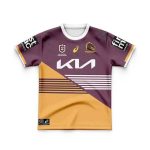 Kids Brisbane Broncos 2024 Home Rugby Jersey