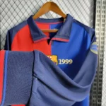 Barcelona 1899/1999 100th Anniversary Edition Long Sleeves Retro Jersey - Image 9