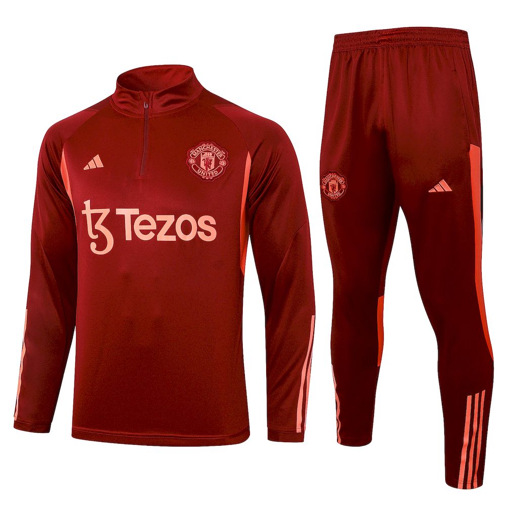 Manchester United 2023/24 Half-Zip Adult Sweater+Pant 815