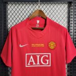 Manchester United 2007/08 Home UCL Retro Jersey - Image 3