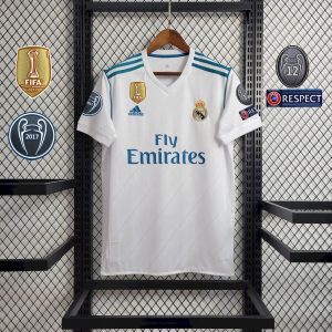 Real Madrid 2017/18 Home Retro Jersey - Image 4