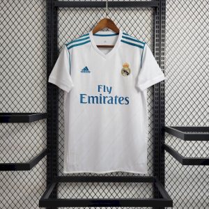 Real Madrid 2017/18 Home Retro Jersey - Image 3