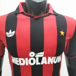 AC Milan 1990/91 Home Retro Jersey - Image 5