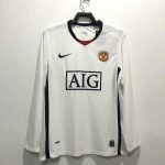 Manchester United 2008/09 Away Long Sleeves Retro Jersey