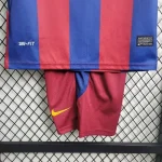 Barcelona 2010/11 Home Kids Retro Jersey And Shorts - Image 7