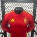 Spain 2024/25 Euro Home Long Sleeves Jersey Player Version - Image 4