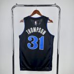 Dallas Mavericks 2024/25 City Edition Dark Blue Color THOMPSON#31 - Image 2