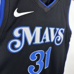 Dallas Mavericks 2024/25 City Edition Dark Blue Color THOMPSON#31 - Image 8