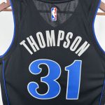 Dallas Mavericks 2024/25 City Edition Dark Blue Color THOMPSON#31 - Image 4