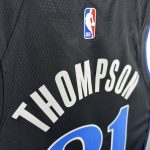 Dallas Mavericks 2024/25 City Edition Dark Blue Color THOMPSON#31 - Image 3
