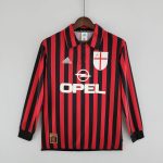 AC Milan 1999/00 Home Long Sleeves Retro Jersey