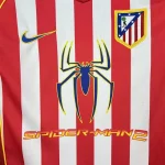 Atletico Madrid 2004/05 Home Long Sleeve Retro Jersey - Image 3