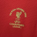 Liverpool 2005 Home Retro Jersey - Image 7