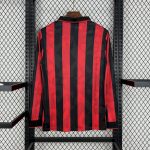 AC Milan 1993/94 Home Long Sleeves Retro Jersey - Image 2