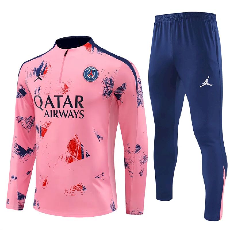 Paris Saint-Germain 2024/25 Half-Zip Adult Sweater+Pant 14001