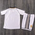 Real Madrid 1998/00 Home Kids Retro Jersey And Shorts - Image 2