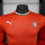 Portugal 2025/26  Home Long Sleeves Jersey Player Version - Image 7