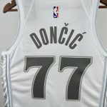 Dallas Mavericks 2024/25 City Edition White Color DOMCIC#77 - Image 3