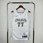 Dallas Mavericks 2024/25 City Edition White Color DOMCIC#77