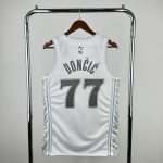 Dallas Mavericks 2024/25 City Edition White Color DOMCIC#77 - Image 2