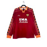 AS Roma 1998/99 Home Long Sleeve Retro Jersey