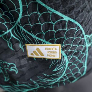 Real Madrid 2025/26 Black Green Dragon Edition Jersey Player Version - Image 5