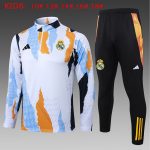 Real Madrid 2024/25 Half-Zip Kids Sweater+Pant 815