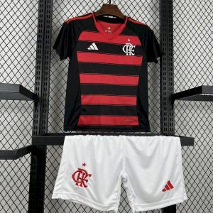 Flamengo 2025/26 Home Kids Kit - Image 3