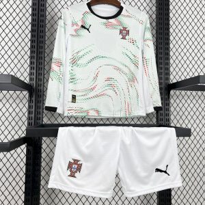 Portugal 2025/26 Away Long Sleeves Kids Kit - Image 3