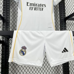 Real Madrid 2025/26 Home Kids Kit - Image 3