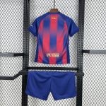 Barcelona 2025/26 Home Kids Kit - Image 2