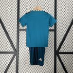 Real Madrid 2017/18 Third Kids Retro Jersey And Shorts - Image 2