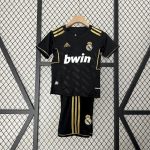 Real Madrid 2011/12 Away Kids Retro Jersey And Shorts