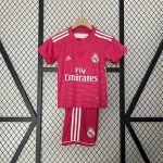 Real Madrid 2014/15 Away Kids Retro Jersey And Shorts