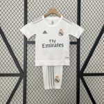 Real Madrid 2015/16 Home Kids Retro Jersey And Shorts