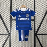 Chelsea 2011/12 Home Kids Retro Jersey And Shorts